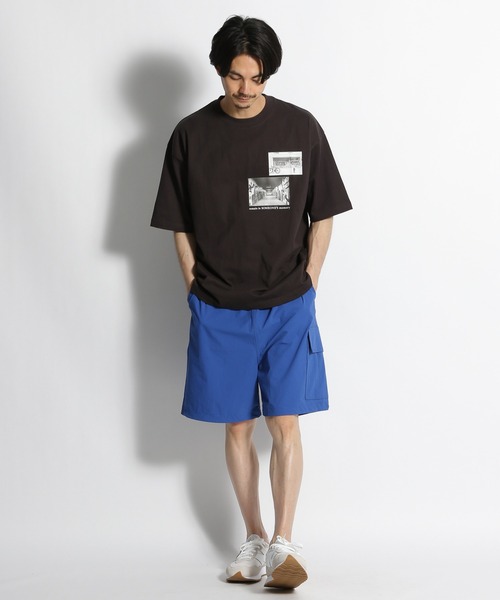 niko and...（ニコアンド）の「[マルチストレッチ・速乾]ミニリップショートパンツ（その他パンツ・メンズ・ブラック/ベージュ/オレンジ/ブルー・MEDIUM/LARGE）」の7枚目の写真