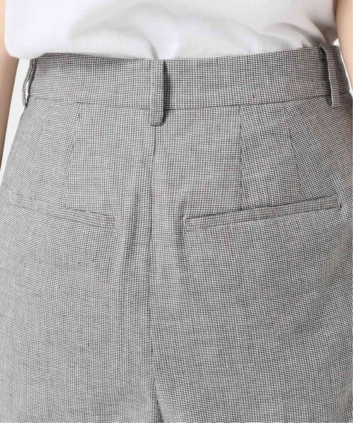 IENA（イエナ）の「コットン麻チェックパンツ◆（スラックス・レディース・ブラック・36/34/38）」の6枚目の写真