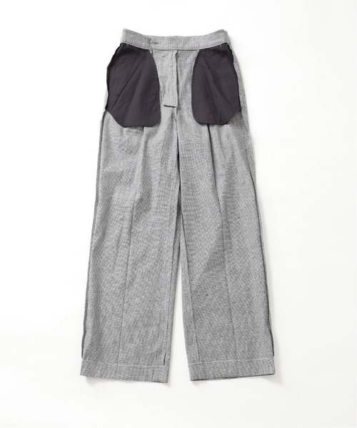 IENA（イエナ）の「コットン麻チェックパンツ◆（スラックス・レディース・ブラック・36/34/38）」の12枚目の写真