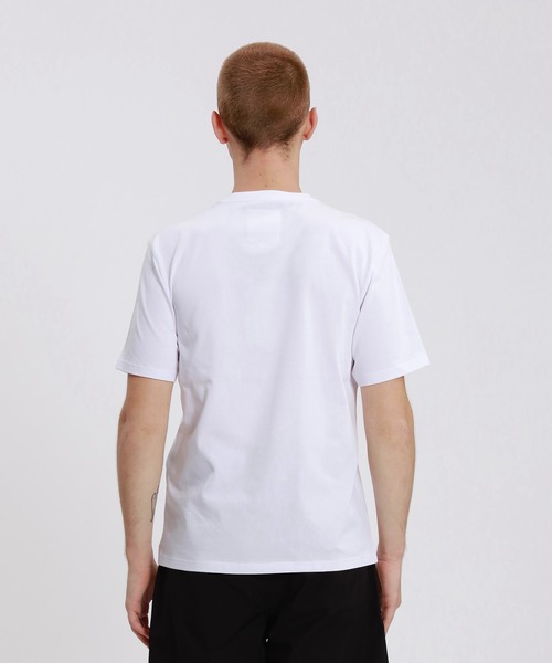 HIPANDA(ハイパンダ)の「HIPANDA ハイパンダ メンズ オーロラカラー絆創膏 ビッグプリント 半袖Tシャツ(Tシャツ/カットソー・メンズ・ブラック/ホワイト/アーミー・LARGE/MEDIUM/SMALL/X-LARGE/XX-LARGE)」の8枚目の写真