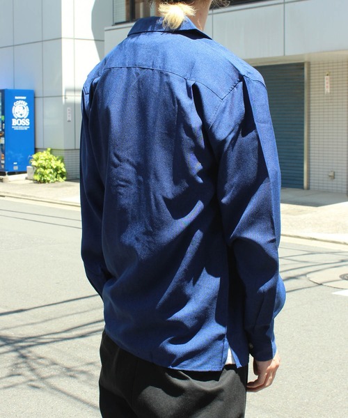 yield（イールド）の「【yield select other】ポリトロ オープンカラーシャツ 811S6206（シャツ/ブラウス・メンズ・ブラック/ネイビー/ピンク/ライトグレー/ライトベージュ・M/L）」の20枚目の写真