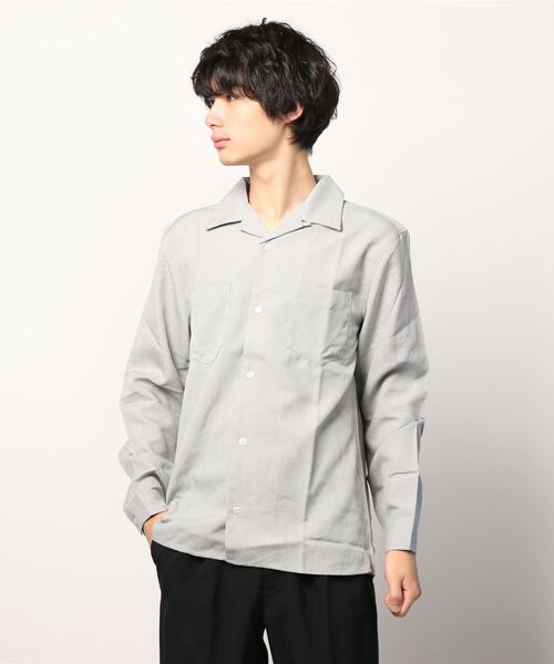 yield（イールド）の「【yield select other】ポリトロ オープンカラーシャツ 811S6206（シャツ/ブラウス・メンズ・ブラック/ネイビー/ピンク/ライトグレー/ライトベージュ・M/L）」の10枚目の写真