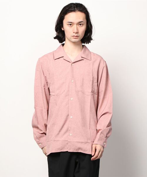 yield（イールド）の「【yield select other】ポリトロ オープンカラーシャツ 811S6206（シャツ/ブラウス・メンズ・ブラック/ネイビー/ピンク/ライトグレー/ライトベージュ・M/L）」の8枚目の写真
