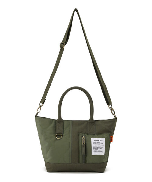AVIREX（アヴィレックス）の「【直営店限定】2ウェイキルティングミニトートバッグ/ 2WAY QUILTING MINI TOTE BAG/アヴィレックス/AVIREX（トートバッグ・レディース・ブラック/オリーブ/アイボリー・FREE）」の3枚目の写真