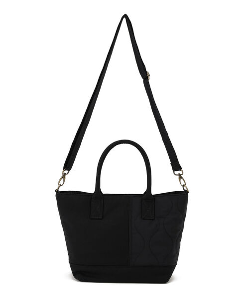 AVIREX（アヴィレックス）の「【直営店限定】2ウェイキルティングミニトートバッグ/ 2WAY QUILTING MINI TOTE BAG/アヴィレックス/AVIREX（トートバッグ・レディース・ブラック/オリーブ/アイボリー・FREE）」の5枚目の写真