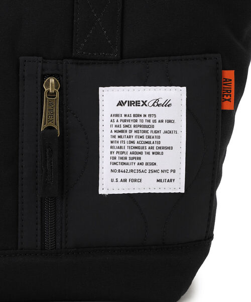 AVIREX（アヴィレックス）の「【直営店限定】2ウェイキルティングミニトートバッグ/ 2WAY QUILTING MINI TOTE BAG/アヴィレックス/AVIREX（トートバッグ・レディース・ブラック/オリーブ/アイボリー・FREE）」の12枚目の写真