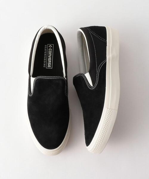 CONVERSE SKATEBOARDING（コンバーススケートボーディング）の「＜CONVERSE SKATEBOARDING＞ SLIP-ON SK/スニーカー（スニーカー・メンズ・ブラック/ホワイト・9h/10h/9/8/8h/7/7h）」の2枚目の写真