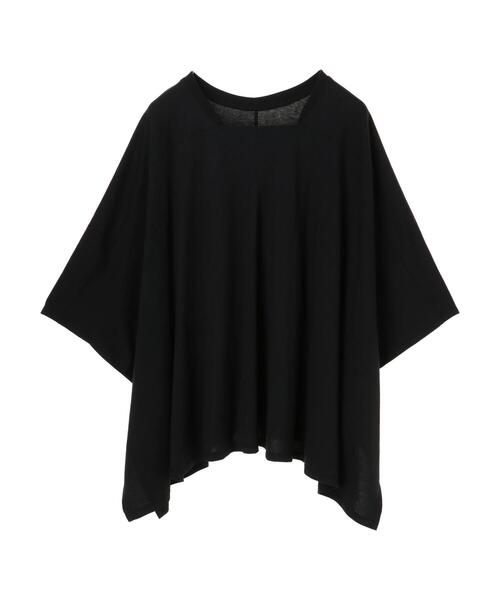 YECCA VECCA(イェッカヴェッカ)の「・ポンチョカットソー*(Tシャツ/カットソー・レディース・チャコールグレー/ブラック/ライトベージュ/グリーン系その他3・FREE)」の11枚目の写真