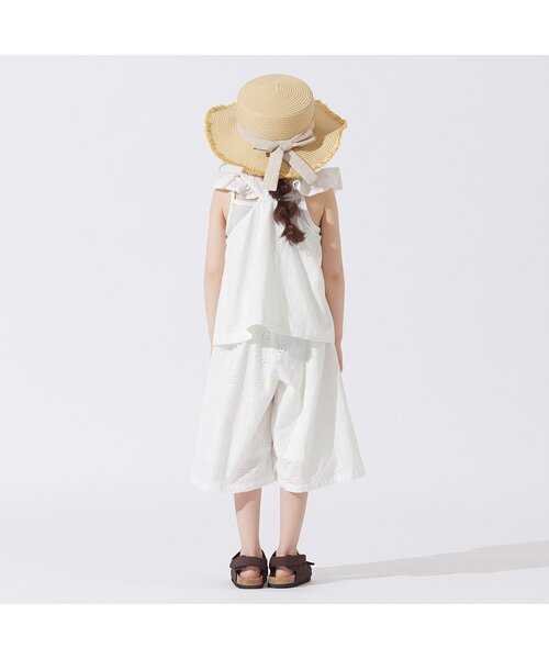 BREEZE（ブリーズ）の「/レースセットアップ（セットアップ・キッズ・アイボリー/マスタード・80/90/100/110/120/130/140）」の4枚目の写真