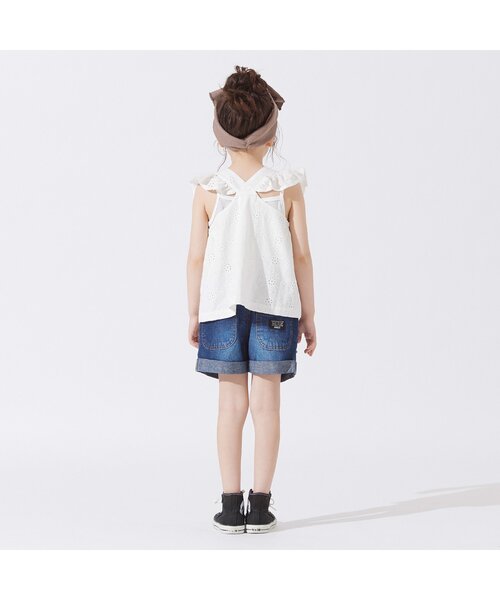 BREEZE（ブリーズ）の「/レースセットアップ（セットアップ・キッズ・アイボリー/マスタード・80/90/100/110/120/130/140）」の6枚目の写真