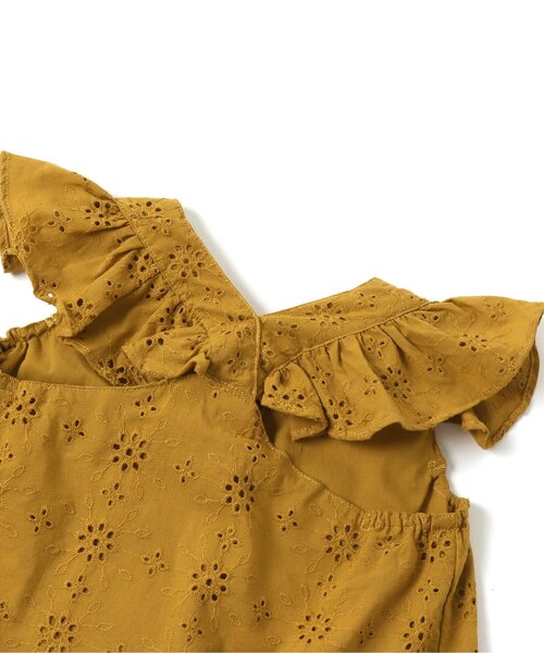 BREEZE（ブリーズ）の「/レースセットアップ（セットアップ・キッズ・アイボリー/マスタード・80/90/100/110/120/130/140）」の17枚目の写真