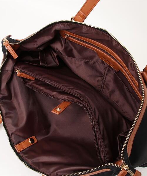 BASE（ベース）の「レディース ナイロン トートバッグ（トートバッグ・レディース・マスタード/ピンク/グリーン/ブラック/ベージュ/グレー・FREE）」の7枚目の写真