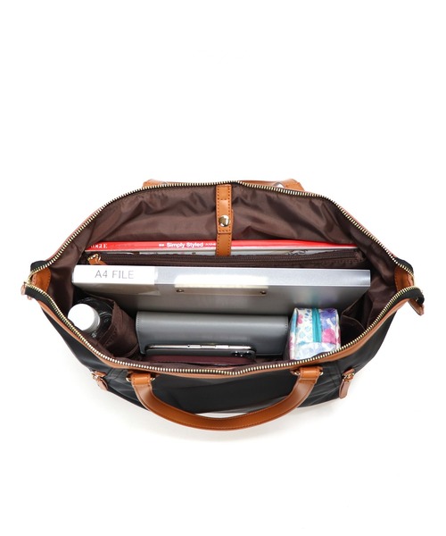 BASE（ベース）の「レディース ナイロン トートバッグ（トートバッグ・レディース・マスタード/ピンク/グリーン/ブラック/ベージュ/グレー・FREE）」の14枚目の写真