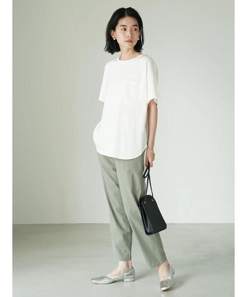 AMERICAN HOLIC（アメリカンホリック）の「異素材ポケットカットプルオーバー（Tシャツ/カットソー・レディース・ブラック/オフホワイト/ブルー・L/M）」の18枚目の写真