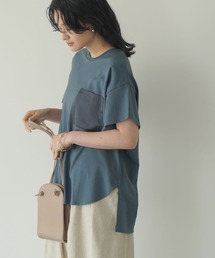 AMERICAN HOLIC | 異素材ポケットカットプルオーバー(Tシャツ/カットソー)