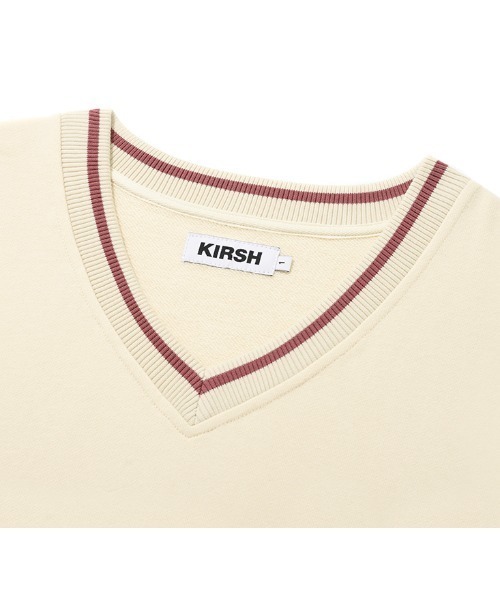 KIRSH(キルシー)の「A'GEM/9 × .kom『KIRSH/キルシー』V-NECK SMALL CHERRYSWEATSHIRT/V-NECK SMALL CHERRYSWEATSHIRT/Vネック スモールチェリー スウェットシャツトレーナー(スウェット・レディース・チャコールグレー/アイボリー/グリーン・FREE)」の6枚目の写真