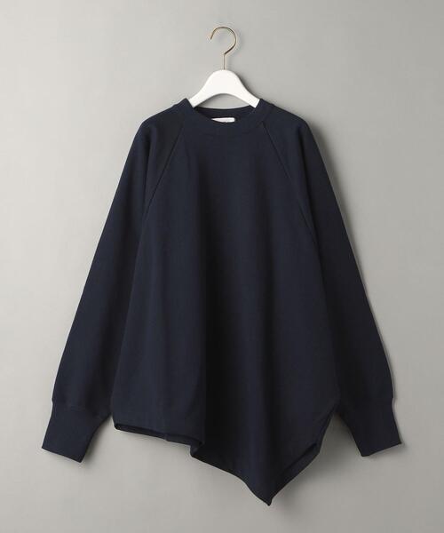 J.C.M(ジェーシーエム)の「<J.C.M>ドルマンスリーブ アシンメトリー プルオーバー(Tシャツ/カットソー・レディース・ネイビー/ナチュラル・38)」の18枚目の写真