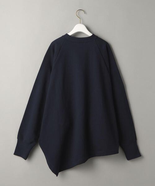 J.C.M(ジェーシーエム)の「<J.C.M>ドルマンスリーブ アシンメトリー プルオーバー(Tシャツ/カットソー・レディース・ネイビー/ナチュラル・38)」の6枚目の写真