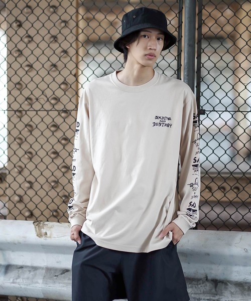 THRASHER(スラッシャー)の「MULTI-I L/S T-SHIRTS/スラッシャー袖プリントロンT(Tシャツ/カットソー・メンズ・ホワイト/ブラック/サンドベージュ・SMALL/MEDIUM/LARGE/X-LARGE/XX-LARGE)」の19枚目の写真