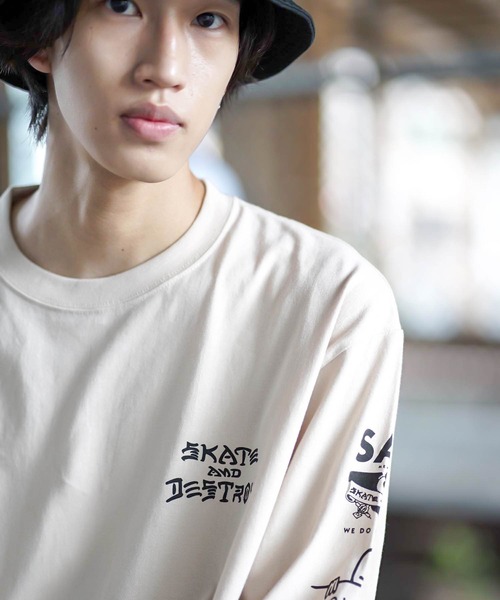 THRASHER(スラッシャー)の「MULTI-I L/S T-SHIRTS/スラッシャー袖プリントロンT(Tシャツ/カットソー・メンズ・ホワイト/ブラック/サンドベージュ・SMALL/MEDIUM/LARGE/X-LARGE/XX-LARGE)」の20枚目の写真