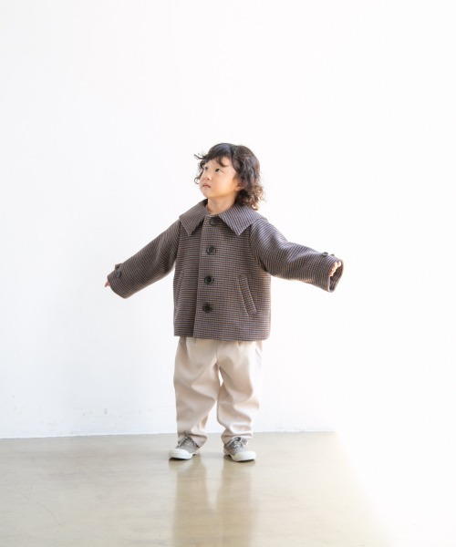 LOWRYS FARM(ローリーズファーム)の「チェックセーラーコート 950173(その他アウター・キッズ・チェック・110cm/120cm/130cm)」の2枚目の写真