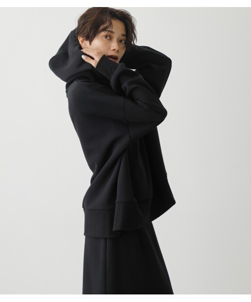 AZUL by moussy(アズールバイマウジー)の「LUXE PARKER/リュクスパーカー(パーカー・レディース・ブラック/ダークグリーン/ライトブラウン/マジェンタ・SMALL/MEDIUM)」の18枚目の写真