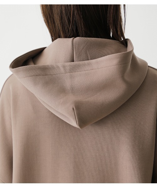 AZUL by moussy(アズールバイマウジー)の「LUXE PARKER/リュクスパーカー(パーカー・レディース・ブラック/ダークグリーン/ライトブラウン/マジェンタ・SMALL/MEDIUM)」の13枚目の写真