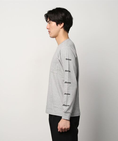 MIZUNO SPORTS STYLE（ミズノスポーツスタイル）の「Ｔシャツ（長袖）［ユニセックス］（Tシャツ/カットソー・メンズ・ホワイト/ブラック/ライム/グレー・M/L/XL）」の16枚目の写真