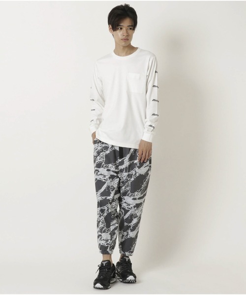 MIZUNO SPORTS STYLE（ミズノスポーツスタイル）の「Ｔシャツ（長袖）［ユニセックス］（Tシャツ/カットソー・メンズ・ホワイト/ブラック/ライム/グレー・M/L/XL）」の11枚目の写真