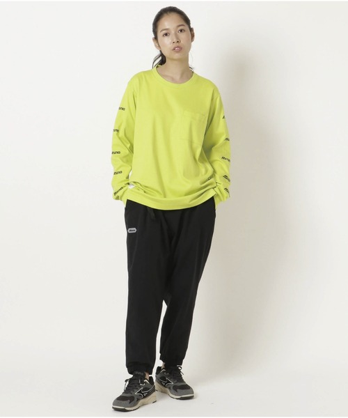 MIZUNO SPORTS STYLE（ミズノスポーツスタイル）の「Ｔシャツ（長袖）［ユニセックス］（Tシャツ/カットソー・メンズ・ホワイト/ブラック/ライム/グレー・M/L/XL）」の14枚目の写真
