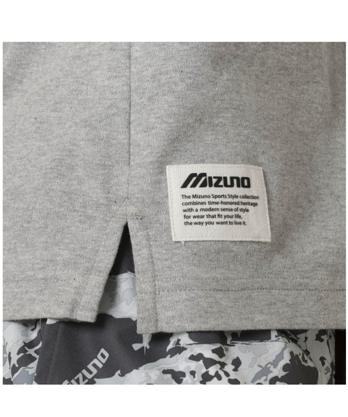 MIZUNO SPORTS STYLE（ミズノスポーツスタイル）の「Ｔシャツ（長袖）［ユニセックス］（Tシャツ/カットソー・メンズ・ホワイト/ブラック/ライム/グレー・M/L/XL）」の12枚目の写真