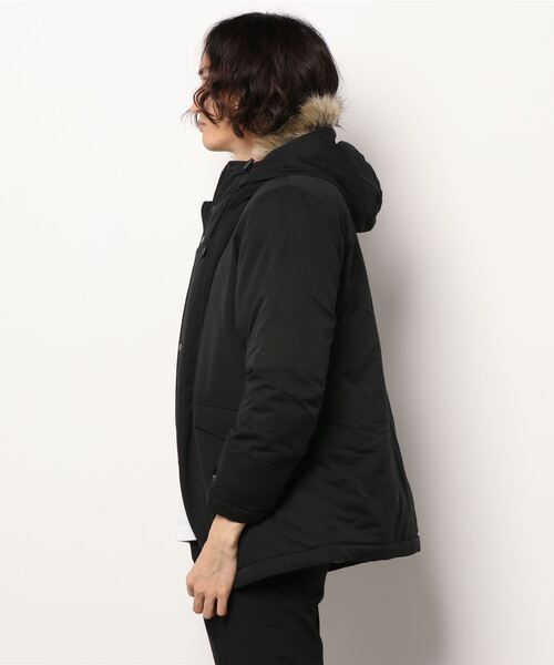 THE SHOP TK (ザ ショップ ティーケー )の「<THE SHOP TK/ザ ショップ ティーケー>防風中綿コート(ダウンジャケット/コート・メンズ・ベージュ/ブラック・M/L/LL)」の4枚目の写真