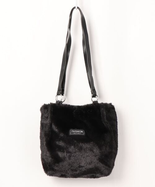 フェイクファートートバッグ