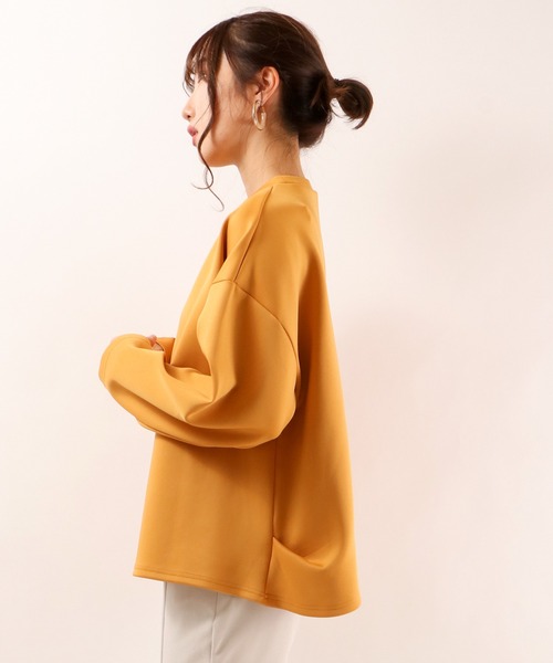セール】【Laliberte】 ダンボールニット素材 BIGシルエットプル
