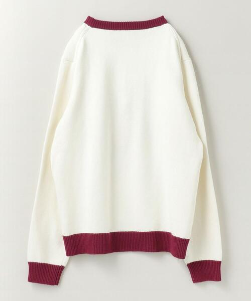 Casablanca（カサブランカ）の「＜Casablanca(カサブランカ)＞ ORANGE CARD/ニット（ニット/セーター・メンズ・オフホワイト・M/L）」の4枚目の写真