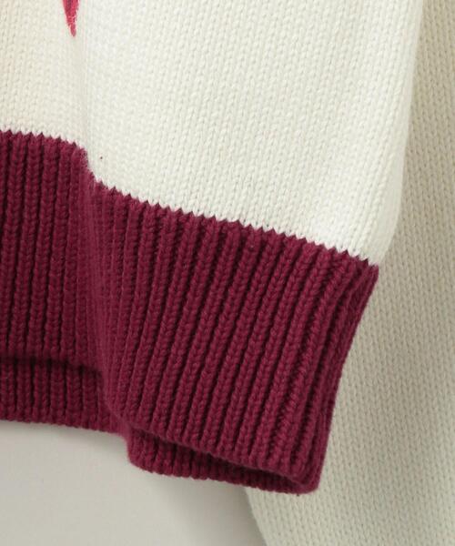 Casablanca（カサブランカ）の「＜Casablanca(カサブランカ)＞ ORANGE CARD/ニット（ニット/セーター・メンズ・オフホワイト・M/L）」の7枚目の写真