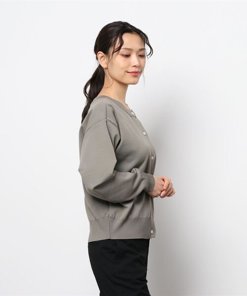 Te chichi（テチチ）の「スウェットライク2WAYニット（ニット/セーター・レディース・グレー/モカ/チャコール・ﾌﾘ-）」の6枚目の写真