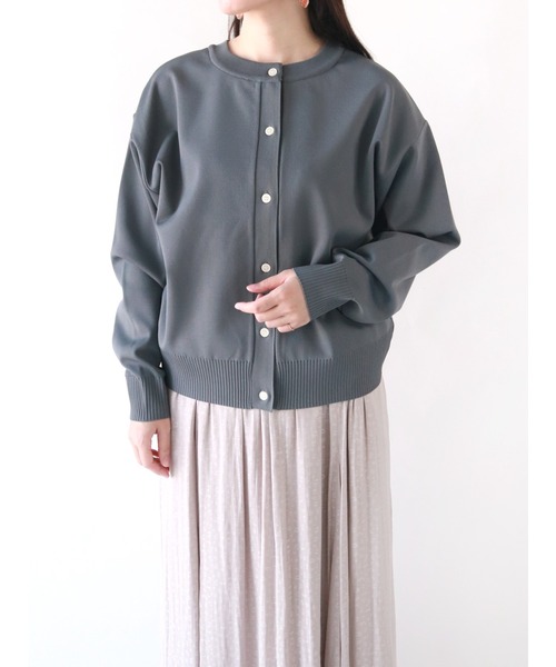 Te chichi（テチチ）の「スウェットライク2WAYニット（ニット/セーター・レディース・グレー/モカ/チャコール・ﾌﾘ-）」の3枚目の写真
