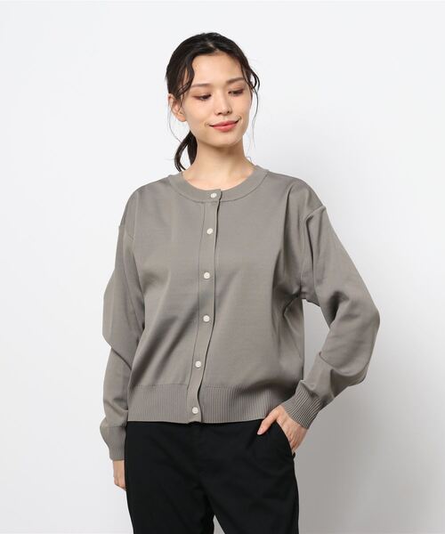 Te chichi（テチチ）の「スウェットライク2WAYニット（ニット/セーター・レディース・グレー/モカ/チャコール・ﾌﾘ-）」の8枚目の写真