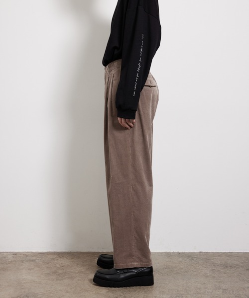 JUNRED（ジュンレッド）の「【セットアップ対応】コーデュロイワイドパンツ（その他パンツ・メンズ・チャコールグレー/ブラウン・S/M/L）」の11枚目の写真