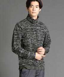 HIDEAWAYS NICOLE | ランダムタックボーダータートルネックニット(ニット/セーター)