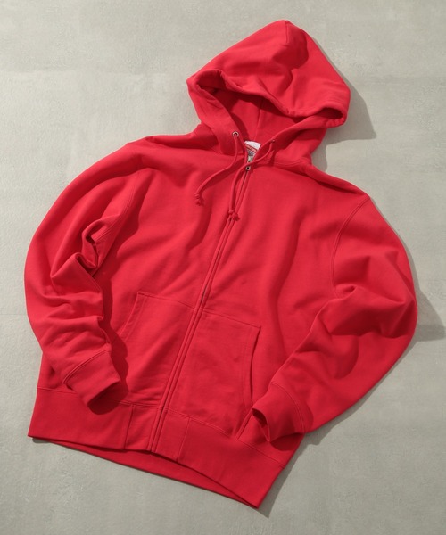 United Athle(ユナイテッドアスレ)の「厚み×軽やか素材感!【United Athle】cotton full zip hoodie / コットン フルジップパーカー ジップアップパーカー 裏パイル 裏毛 10.0オンス 羽織 UV対策 5213(パーカー・メンズ・ホワイト/ミックスグレー/ダークベージュ/ブラック/ナチュラル/ネイビー/ダークブラウン/ベージュ系その他/レッド/ライトイエロー/オレンジ/ゴールド/ライトピンク/バーガンディー/ライトオリーブ/ロイヤルブルー/チャコールグレー/ライトブルー/ダークグリーン/オリーブ/パープル・M/L/XL/XXL/S)」の18枚目の写真