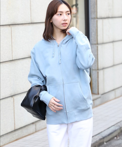 セール】厚み×軽やか素材感！【United Athle】cotton full zip hoodie