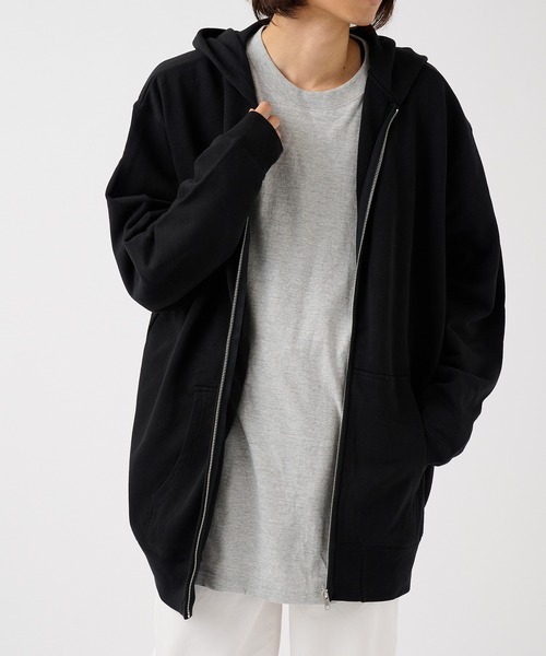 United Sports / パーカー/XL/コットン/BLK United Athle（ユナイテッドアスレ）の「厚み×軽やか素材感！【United