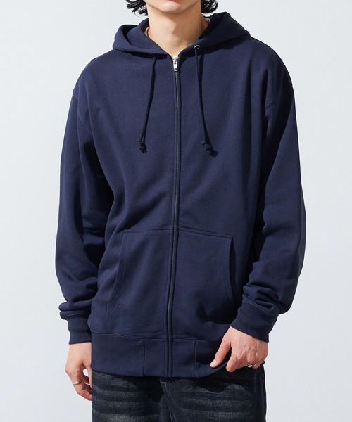 セール】厚み×軽やか素材感！【United Athle】cotton full zip hoodie