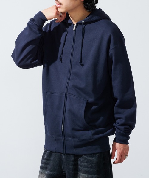セール】厚み×軽やか素材感！【United Athle】cotton full zip hoodie
