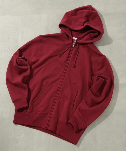 セール】厚み×軽やか素材感！【United Athle】cotton full zip hoodie