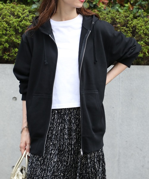 セール】厚み×軽やか素材感！【United Athle】cotton full zip hoodie