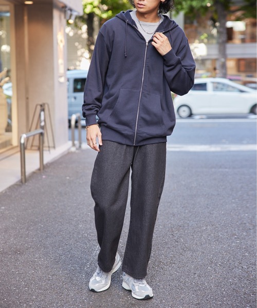 セール】【United Athle】cotton full zip hoodie / コットン 