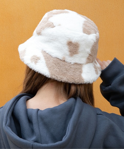 PairPair（ペアペア）の「アソートファーバケハ（ハット・レディース・ブラック/アイボリー/ブラウン系その他/ベージュ系その他・FREE）」の13枚目の写真